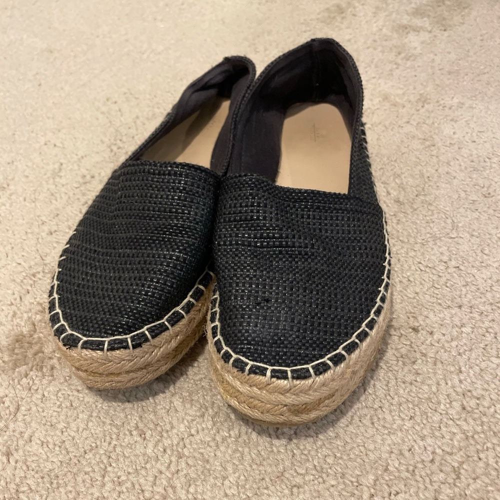 Zara platform Raffia espadrilles - Picture 4 of 7